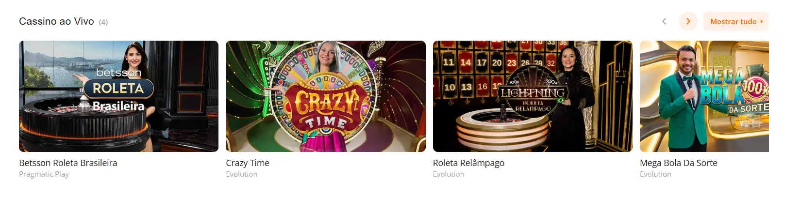 Betsson Live Casino